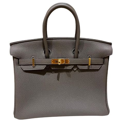 Hermes Birkin gray bag